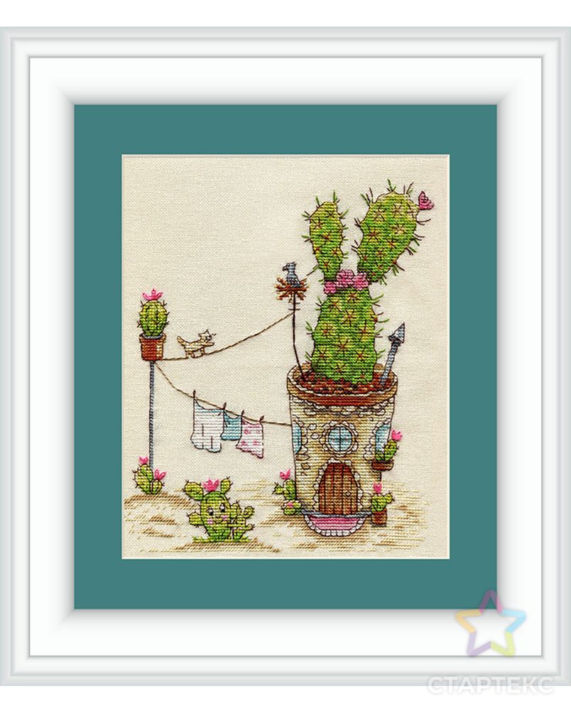 Набор для вышивания "Долина кактусов" арт. ГЕЛ-3232-1-ГЕЛ0157617 1