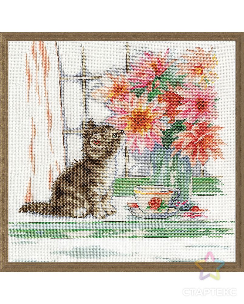 Набор для вышивания "Любопытный котенок" арт. ГЕЛ-4848-1-ГЕЛ0163069 1