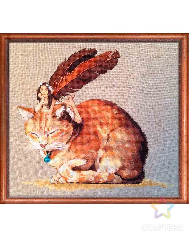Набор для вышивания "Fairycat" (Фея и кот) арт. ГЕЛ-5436-1-ГЕЛ0114708 1