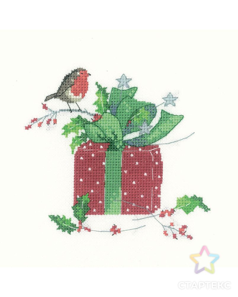 Набор для вышивания "Рождественский подарок" арт. ГЕЛ-5736-1-ГЕЛ0130557 1