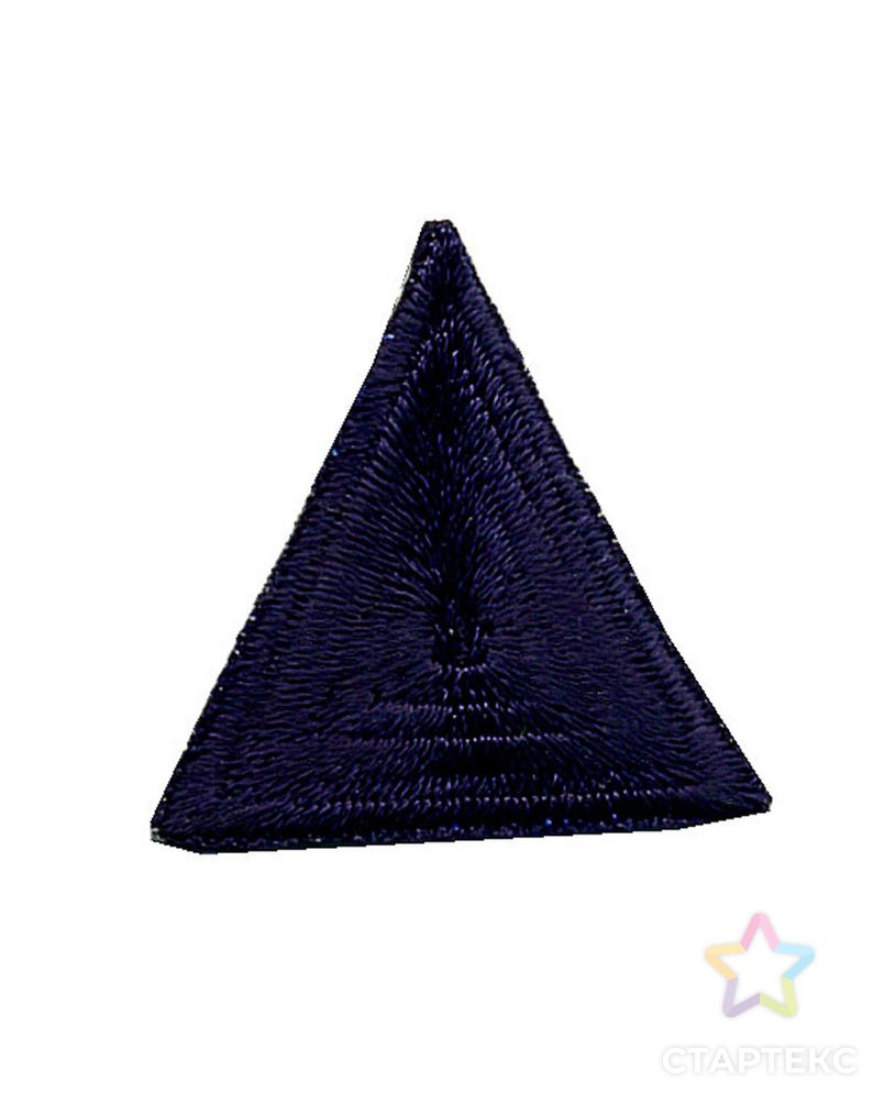 Термоаппликация "Треугольник", цвет темно-синий арт. ГЕЛ-5893-1-ГЕЛ0113557 1