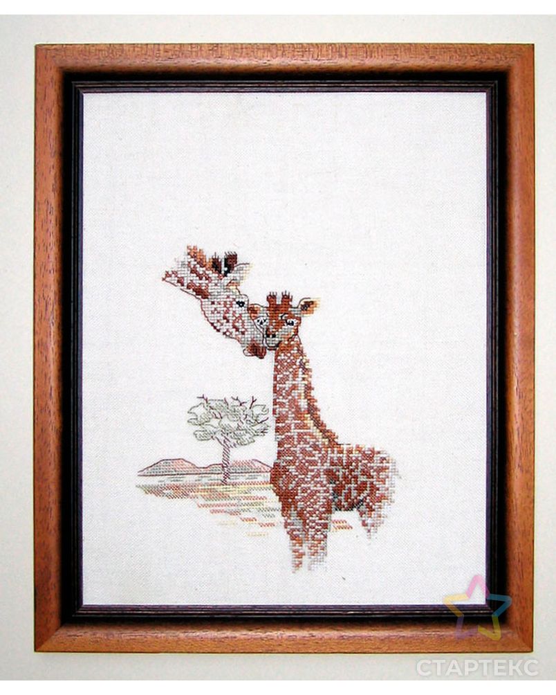 Набор для вышивания "Жирафы" арт. ГЕЛ-6448-1-ГЕЛ0125215 1