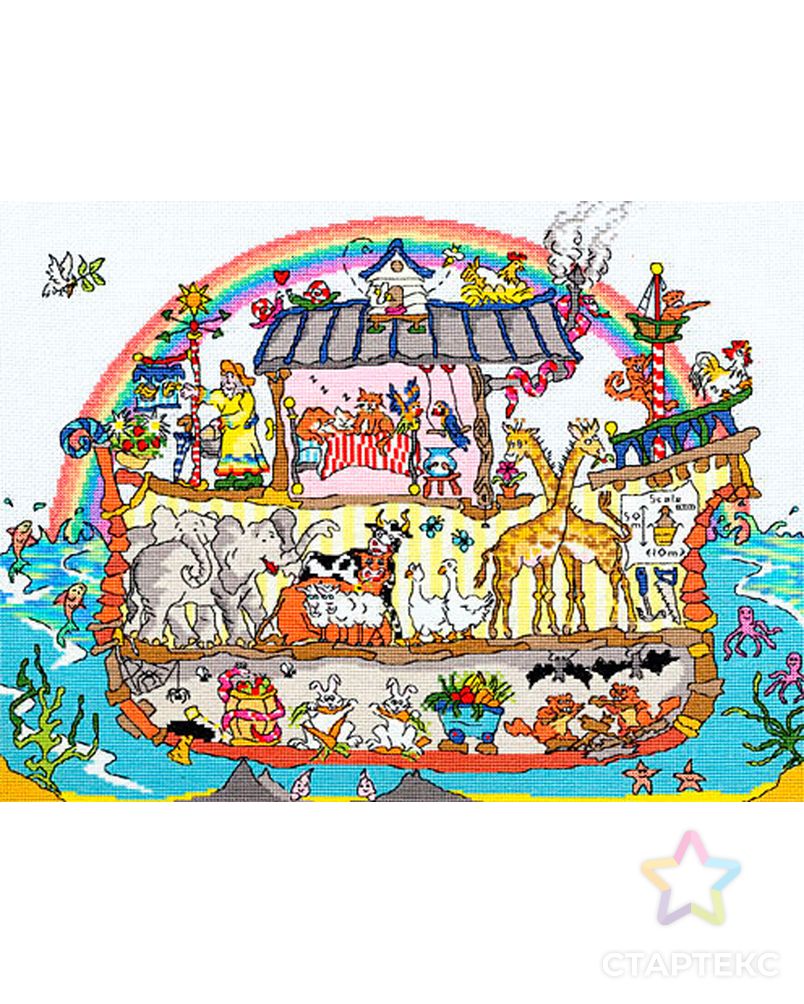 Набор для вышивания "Noah’s Ark" (Ноев ковчег) арт. ГЕЛ-6733-1-ГЕЛ0115136 1