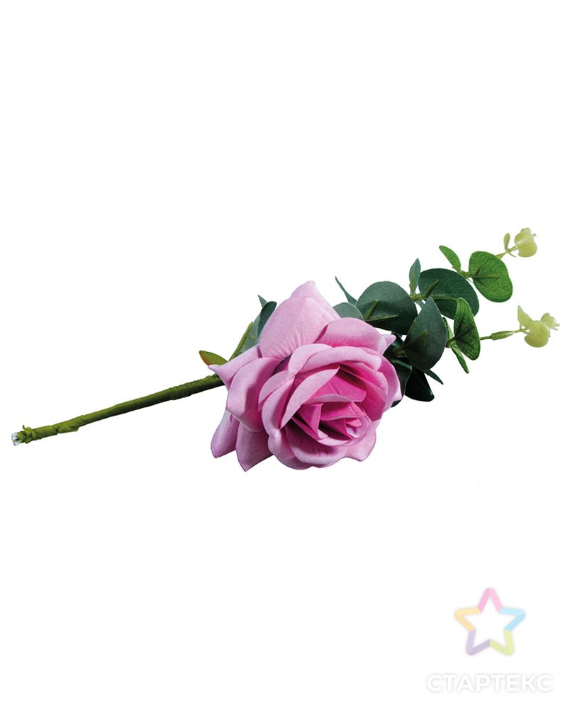 Букет для декорирования "Роза с эвкалиптом" арт. ГЕЛ-7173-1-ГЕЛ0152956 1