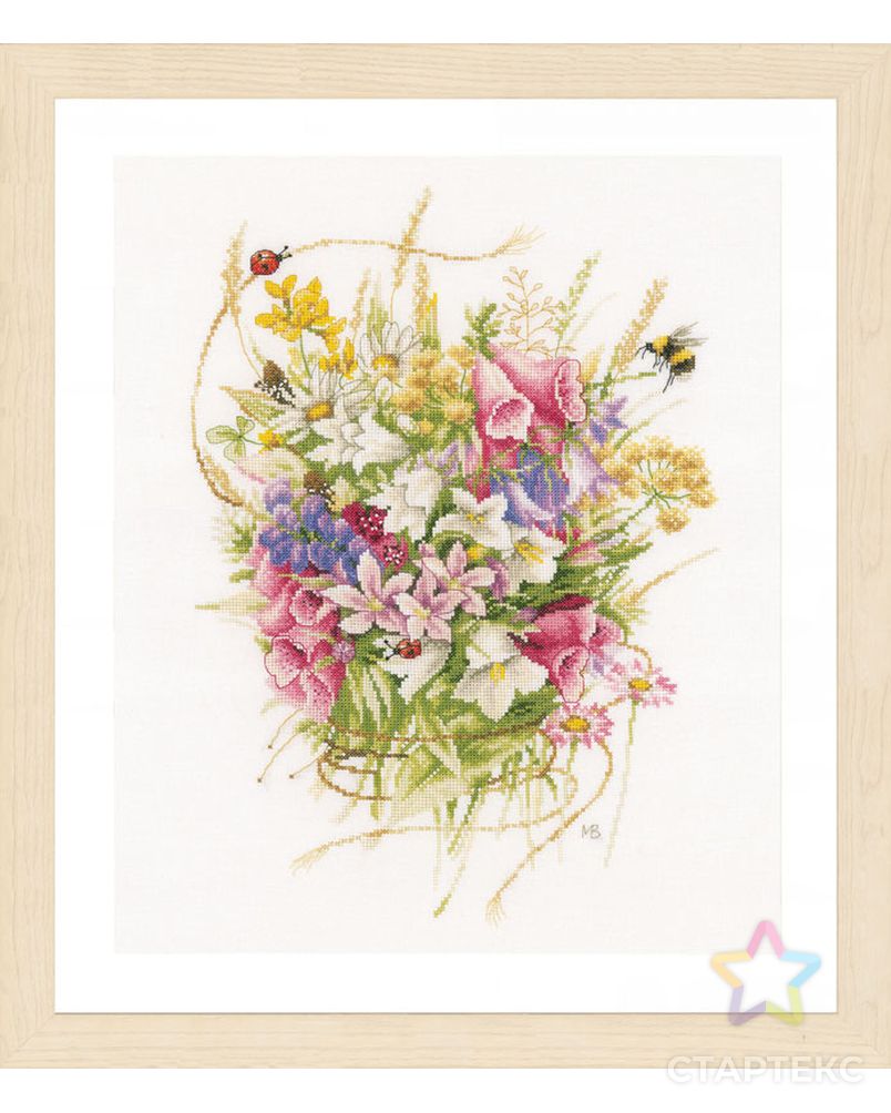 Набор для вышивания "Summer bouquet" арт. ГЕЛ-8039-1-ГЕЛ0136999 1