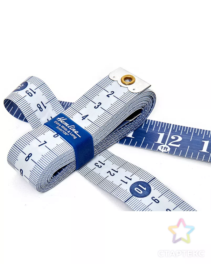 Сантиметровая лента в картонном цветном дисплее, 24 шт арт. ГЕЛ-8673-1-ГЕЛ0161373 - рис. 1