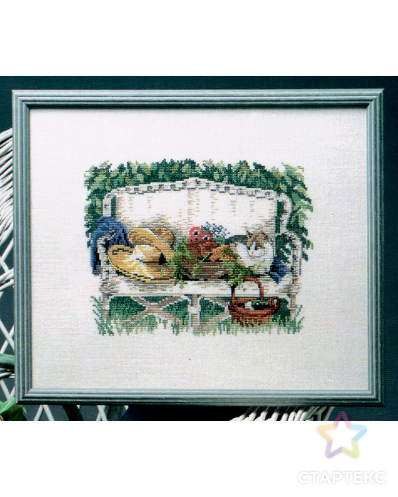 Набор для вышивания "Кошка в саду" арт. ГЕЛ-8711-1-ГЕЛ0125156 1