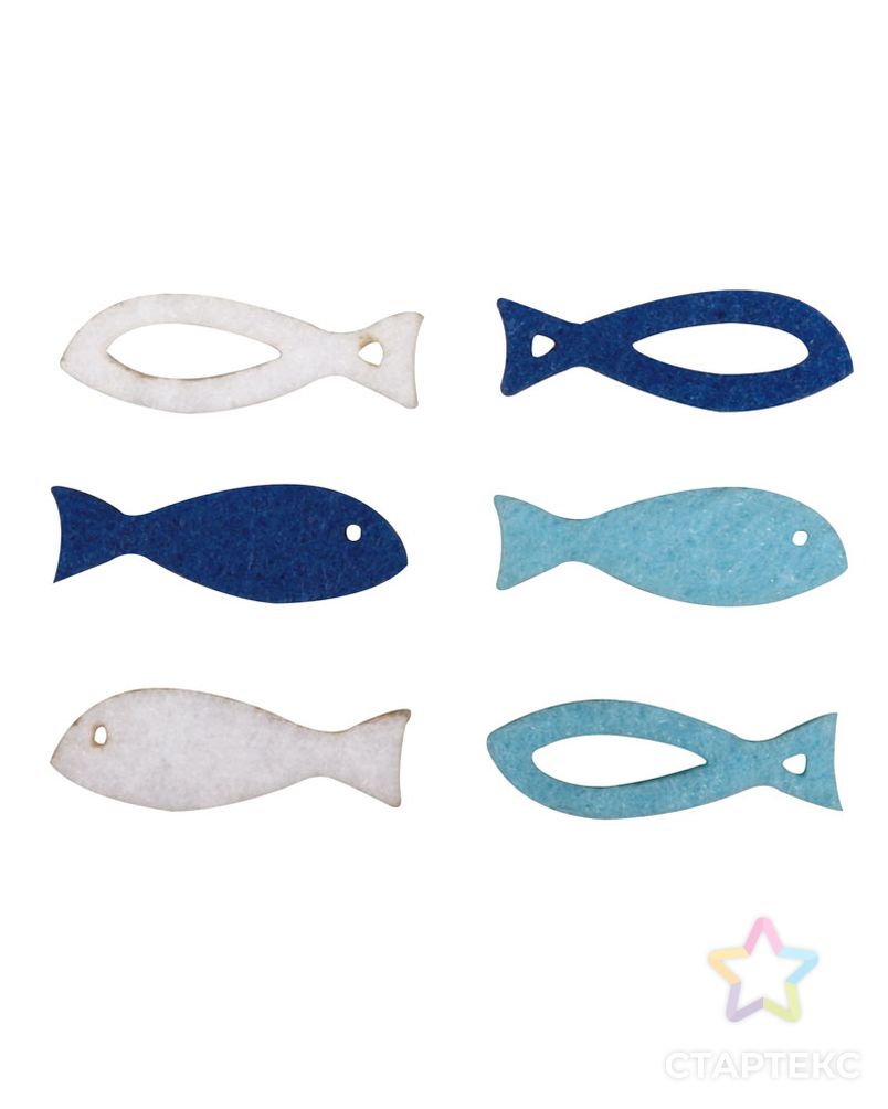 Набор декоративных элементов "Рыбки" арт. ГЕЛ-8985-1-ГЕЛ0121280 1