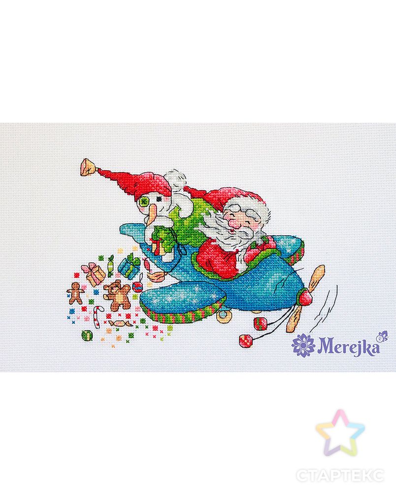 Набор для вышивания "Christmas Flight" арт. ГЕЛ-9387-1-ГЕЛ0166490 1