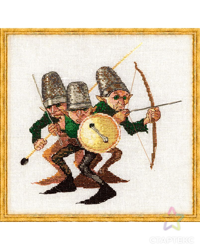 Набор для вышивания "Guerre des Boutons" (Война пуговиц) арт. ГЕЛ-9620-1-ГЕЛ0114628 1