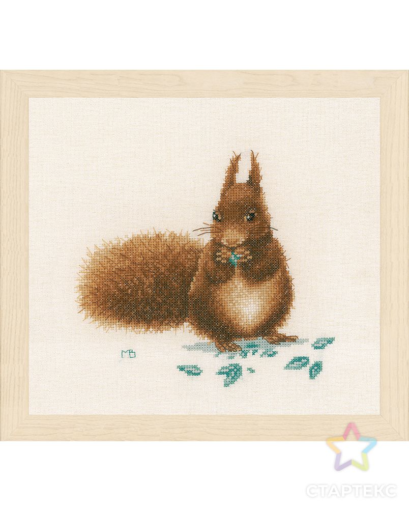 Набор для вышивания "Squirrel" арт. ГЕЛ-9704-1-ГЕЛ0151387 1