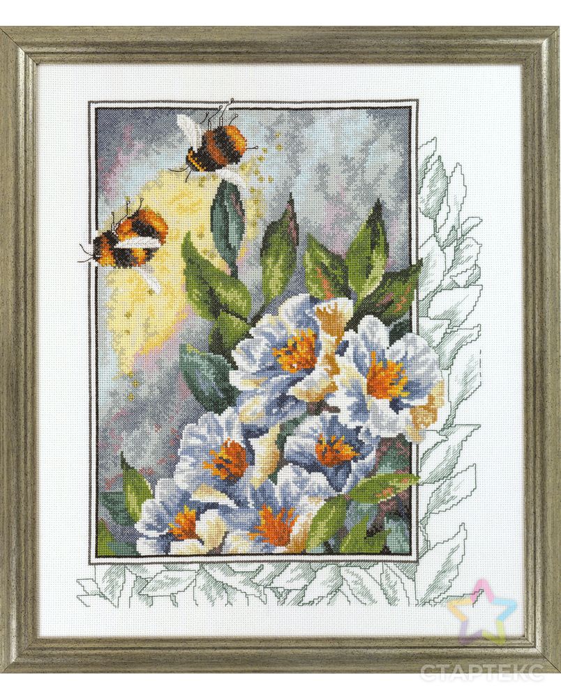 Набор для вышивания "Пчелы в цветах" арт. ГЕЛ-11097-1-ГЕЛ0010329 1
