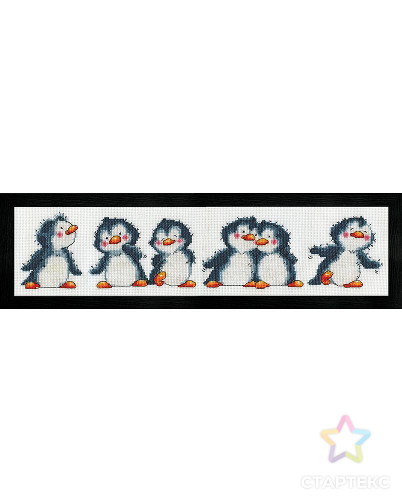 Набор для вышивания "Пингвиний ряд" арт. ГЕЛ-12018-1-ГЕЛ0163051 1