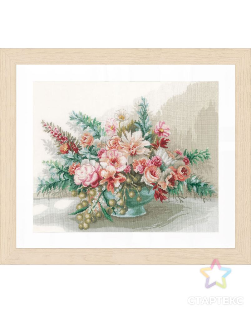 Набор для вышивания "Bouquet of flowers" арт. ГЕЛ-13101-1-ГЕЛ0124773 1