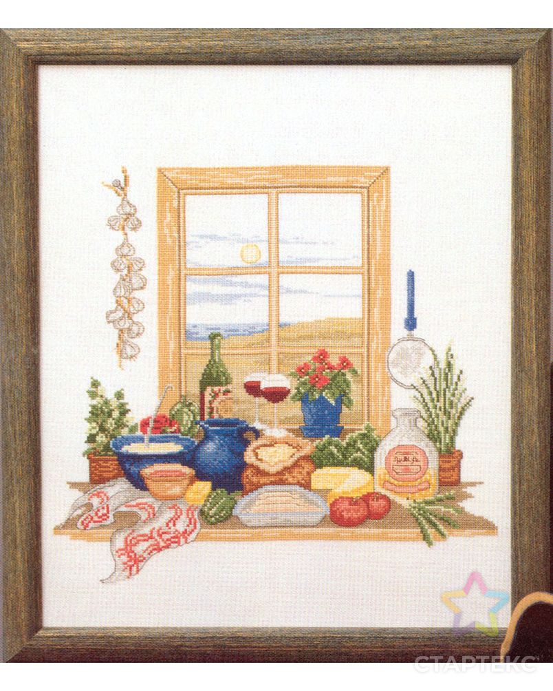 Набор для вышивания "Кухонное окно" арт. ГЕЛ-13350-1-ГЕЛ0125115 1