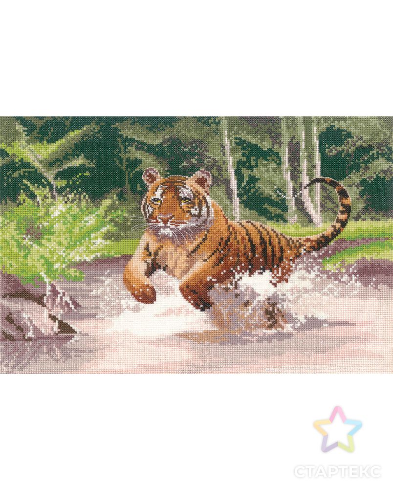 Набор для вышивания "Тигр" арт. ГЕЛ-13397-1-ГЕЛ0130589 1