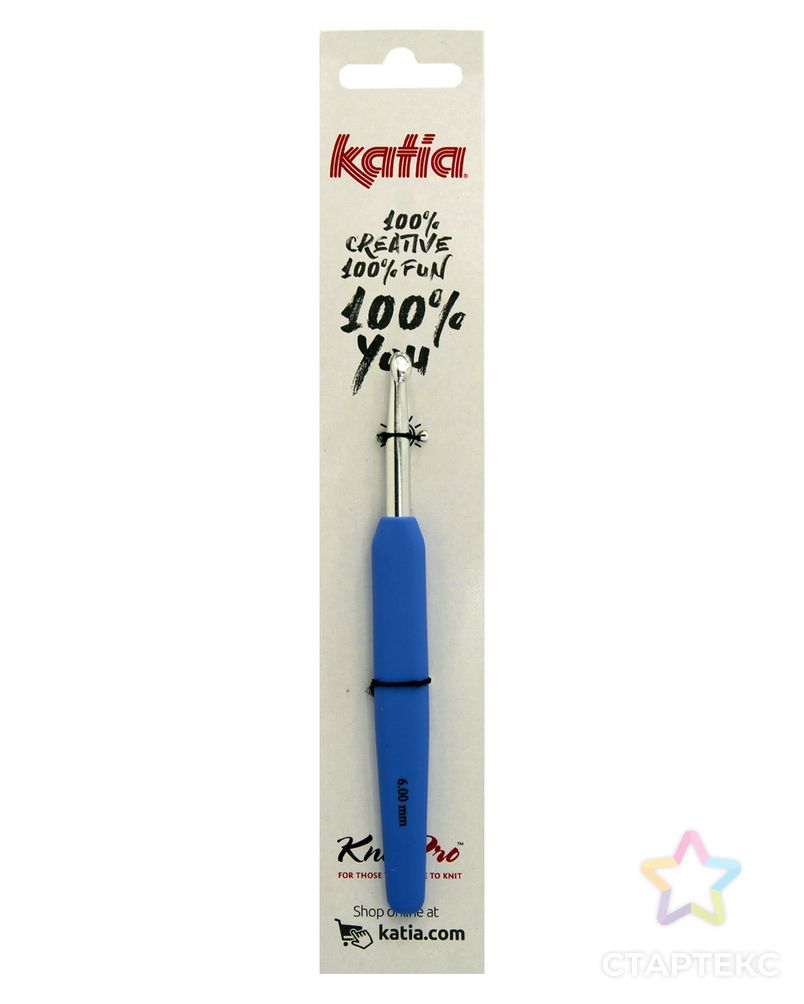 Крючок вязальный KATIA, 6 мм арт. ГЕЛ-15245-1-ГЕЛ0165300 1