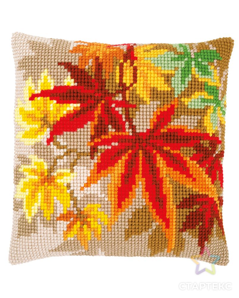 Набор для вышивания подушки "Осенние листья" арт. ГЕЛ-16413-1-ГЕЛ0127923 1
