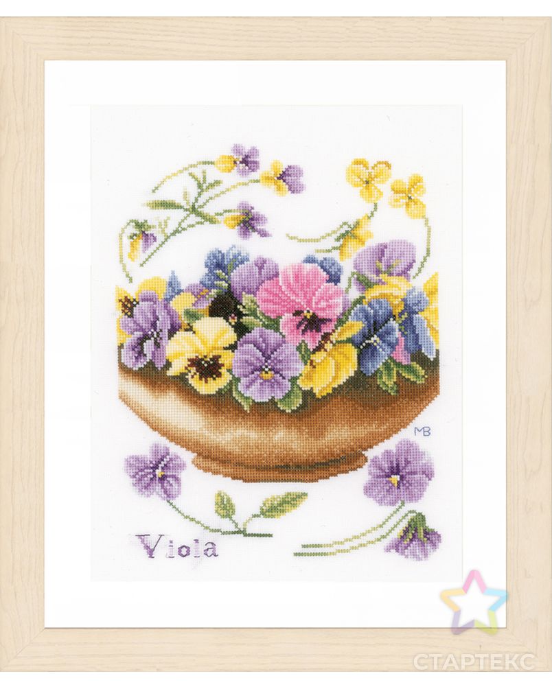 Набор для вышивания "Violets" арт. ГЕЛ-16524-1-ГЕЛ0121181 1