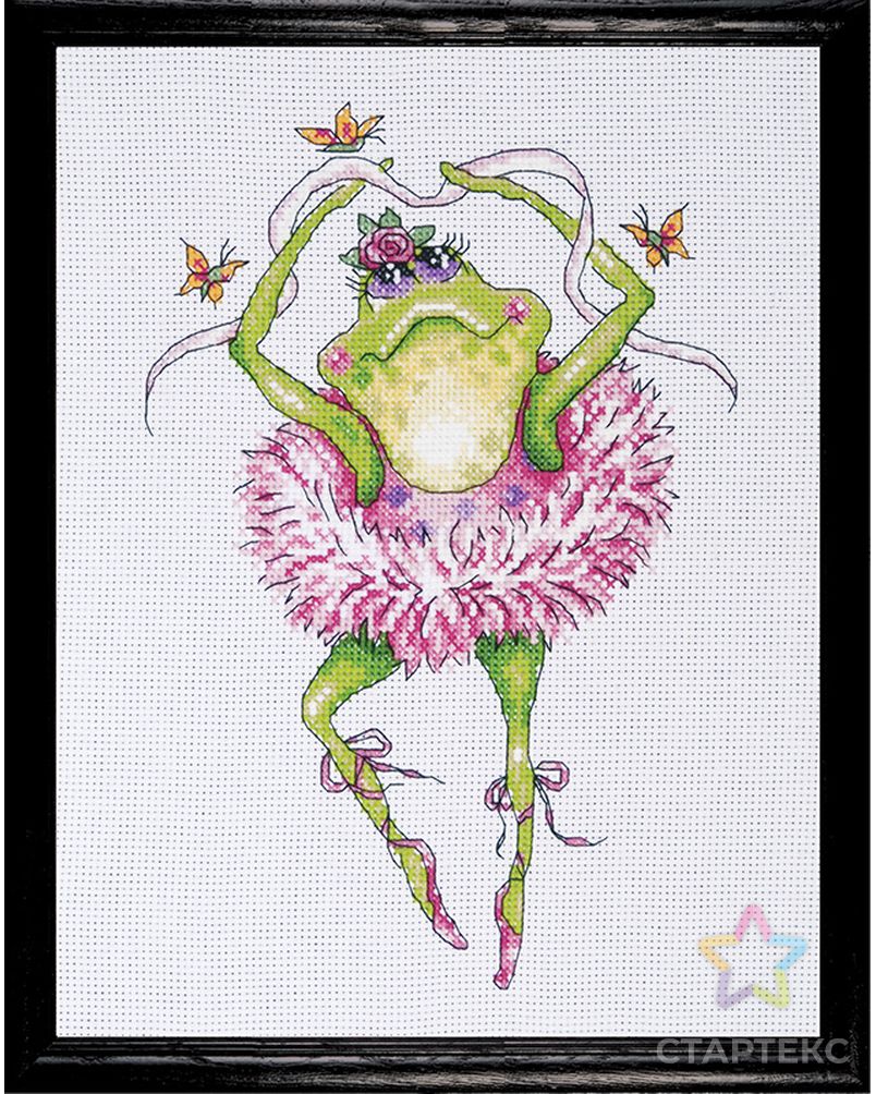 Набор для вышивания "Танцующая лягушка" арт. ГЕЛ-18439-1-ГЕЛ0163072 1