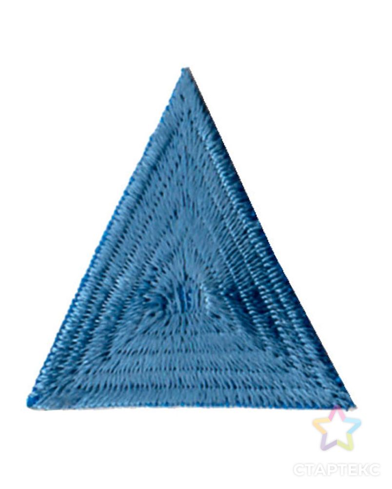 Термоаппликация "Треугольник", цвет голубой арт. ГЕЛ-18522-1-ГЕЛ0113559 1