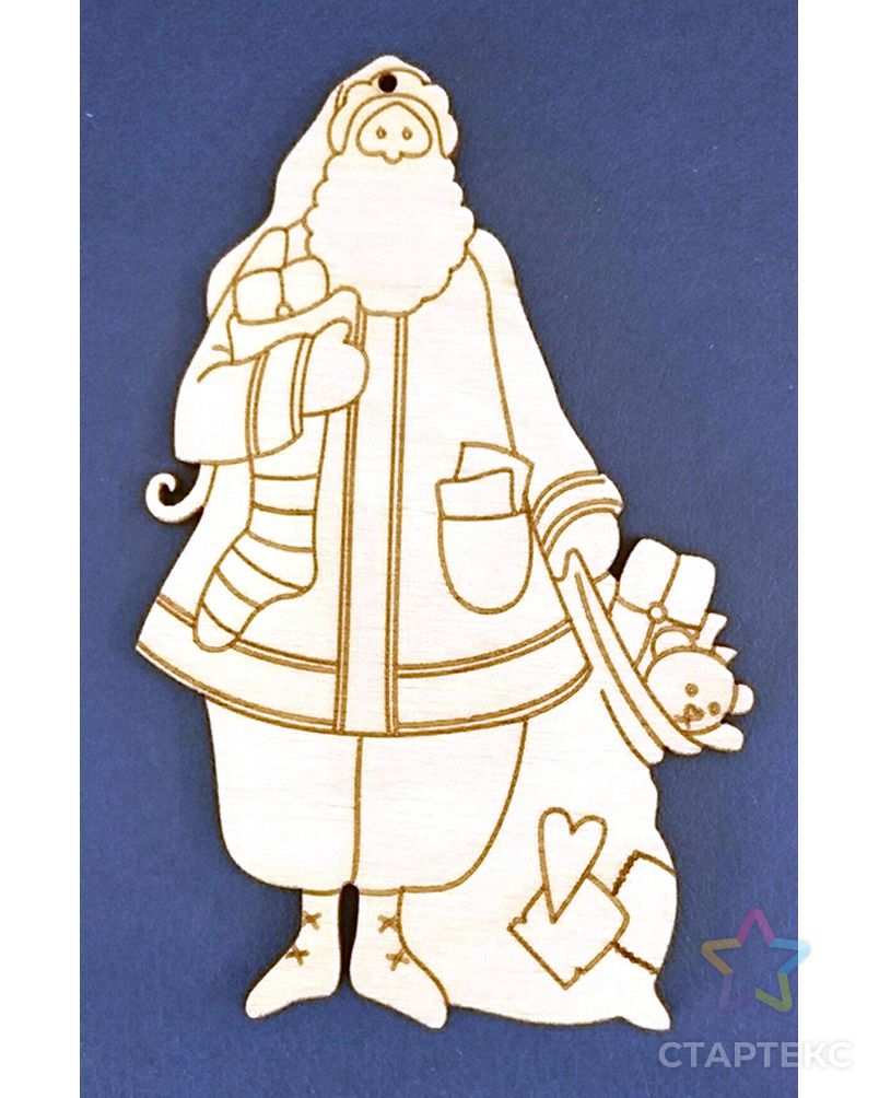 Деревянная фигурка "Тильда Дед Мороз" арт. ГЕЛ-19028-1-ГЕЛ0107305 1