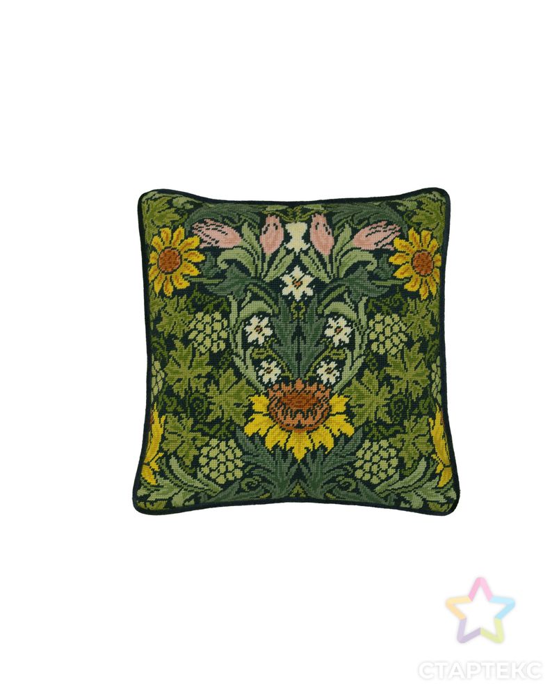 Набор для вышивания подушки "Sunflowers" William Morris (Подсолнухи) арт. ГЕЛ-19556-1-ГЕЛ0115111 1