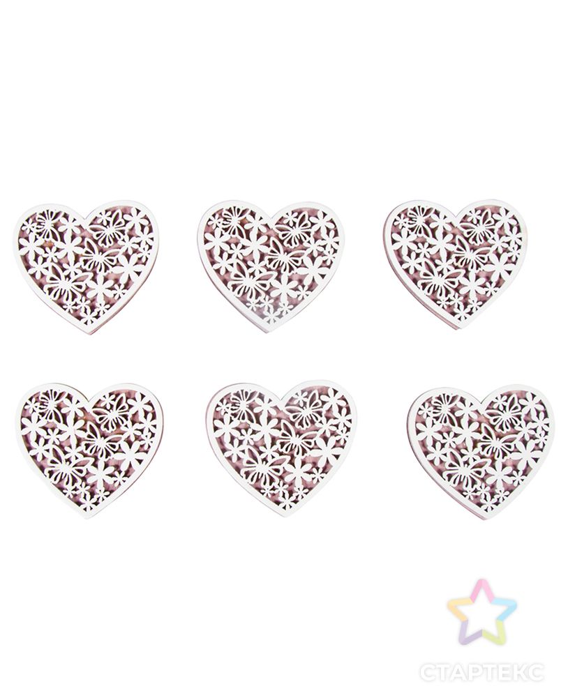 Набор декоративных элементов "Сердца" арт. ГЕЛ-21400-1-ГЕЛ0152963 1