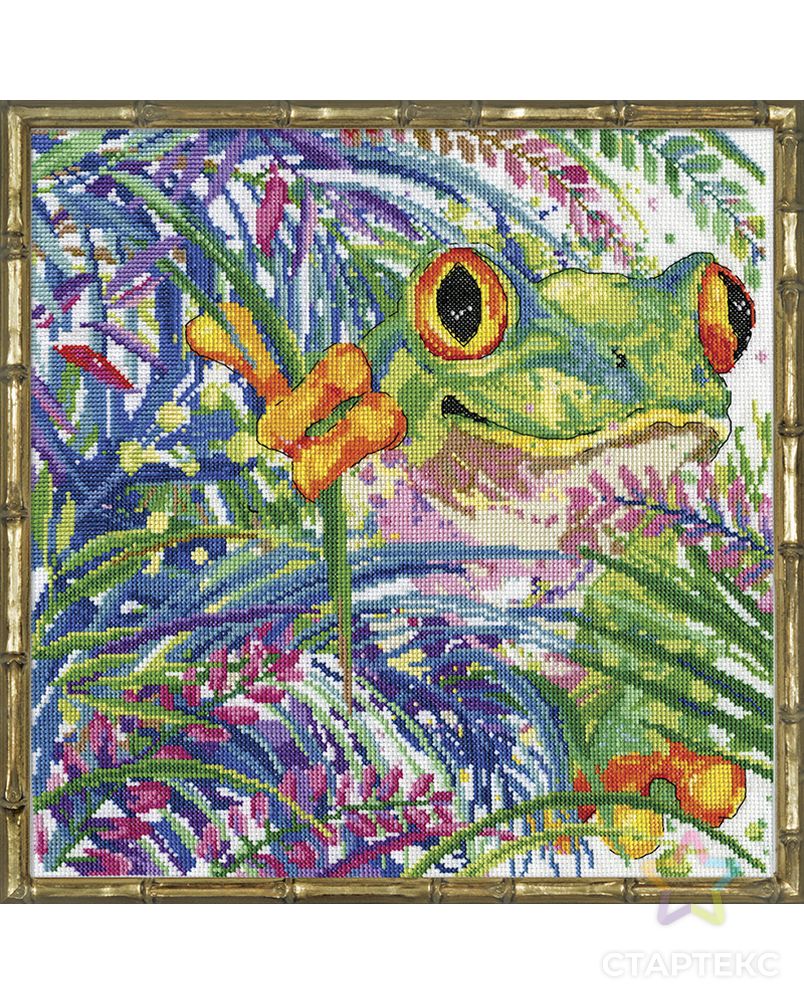Набор для вышивания "Древесные лягушки" арт. ГЕЛ-22460-1-ГЕЛ0163010 1