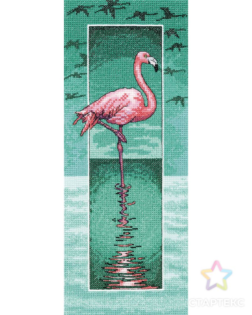Набор для вышивания "Фламинго" арт. ГЕЛ-23788-1-ГЕЛ0130648 1