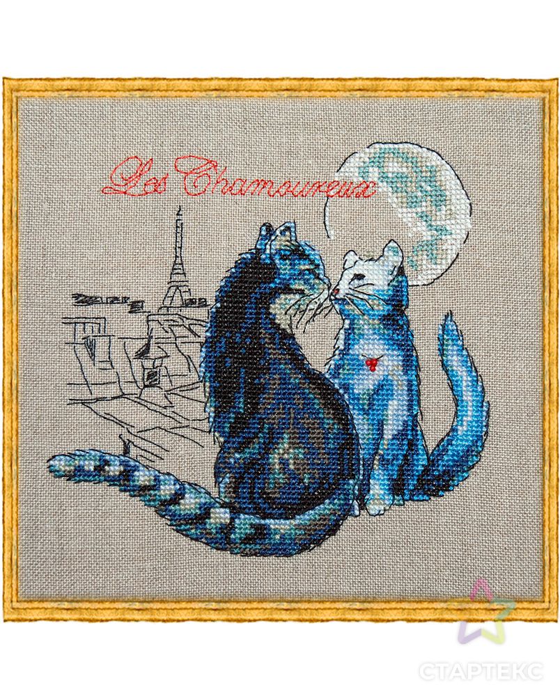 Набор для вышивания "Les Chamoureux" (Свидание под луной) арт. ГЕЛ-23855-1-ГЕЛ0114679 1