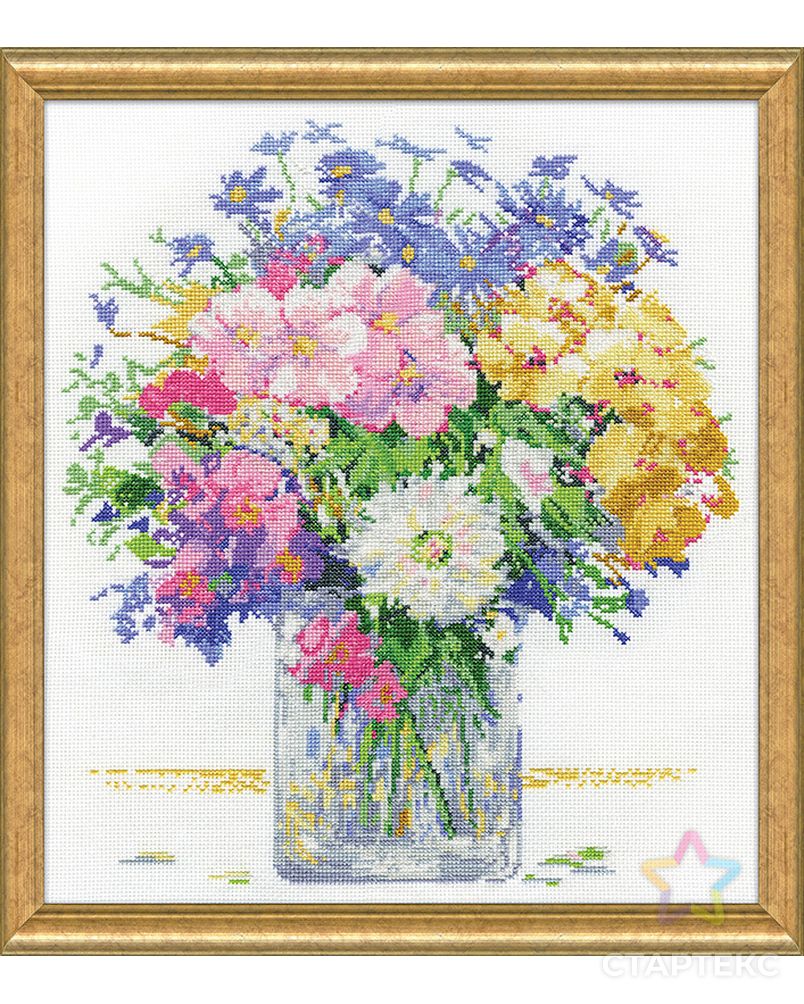Набор для вышивания "Букет цветов" арт. ГЕЛ-23867-1-ГЕЛ0163052 1