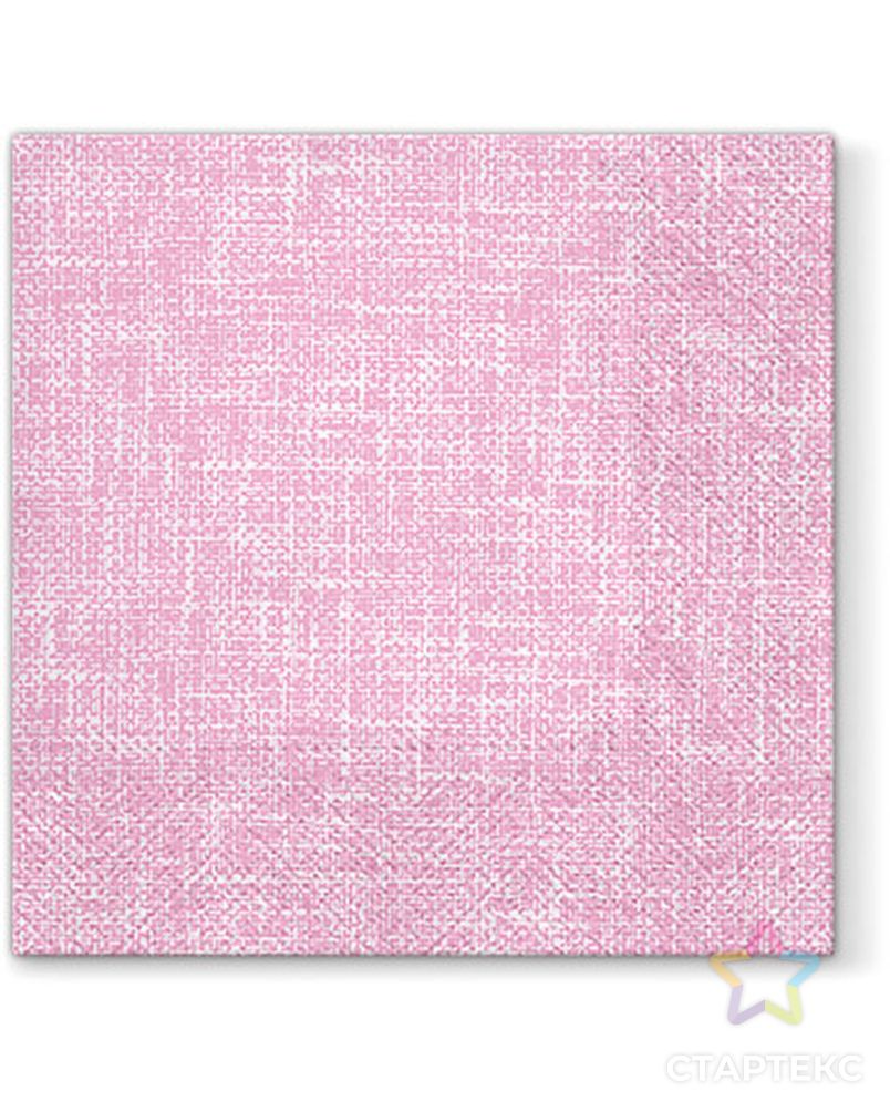 Салфетки трехслойные для декупажа, коллекция "Lunch" PAW Decor Collection "Розовое полотно" арт. ГЕЛ-23917-1-ГЕЛ0137128 1