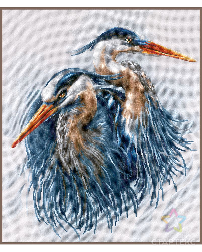 Набор для вышивания "Great blue herons" арт. ГЕЛ-24177-1-ГЕЛ0161804 1