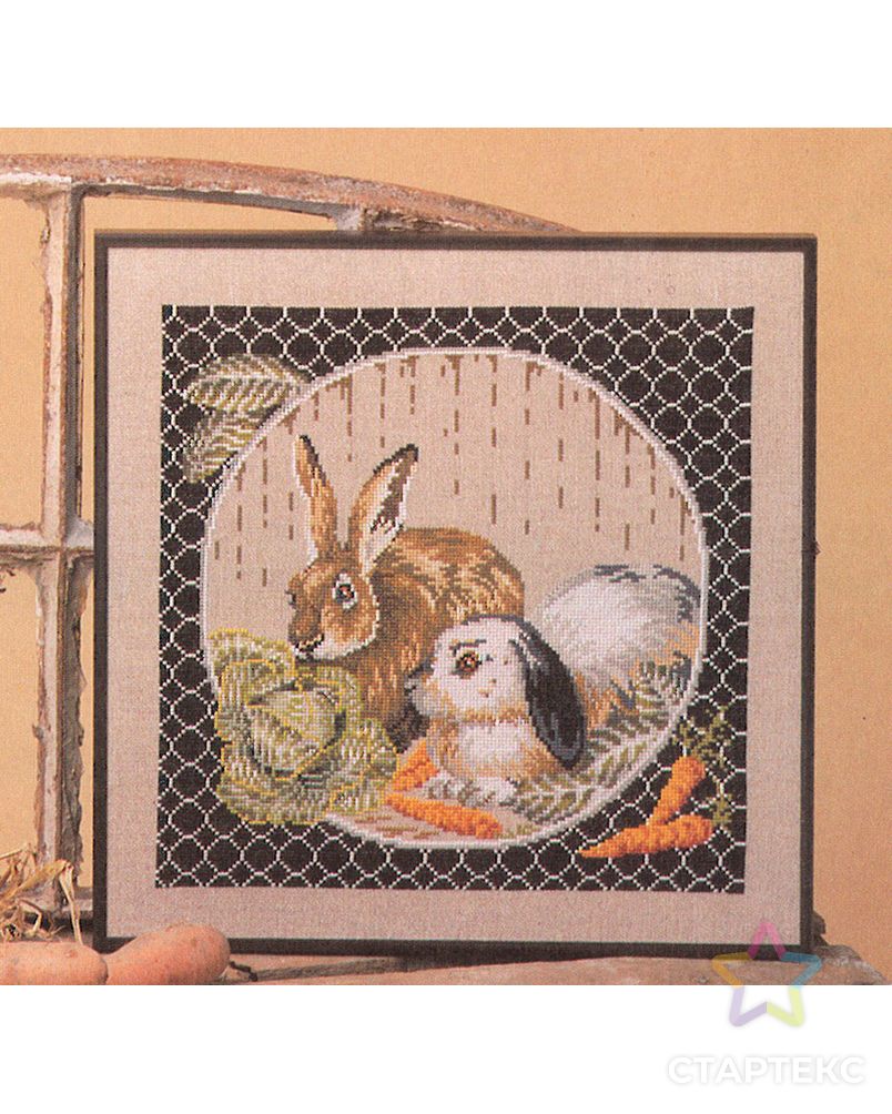 Набор для вышивания "Кролики" арт. ГЕЛ-24817-1-ГЕЛ0125109 1