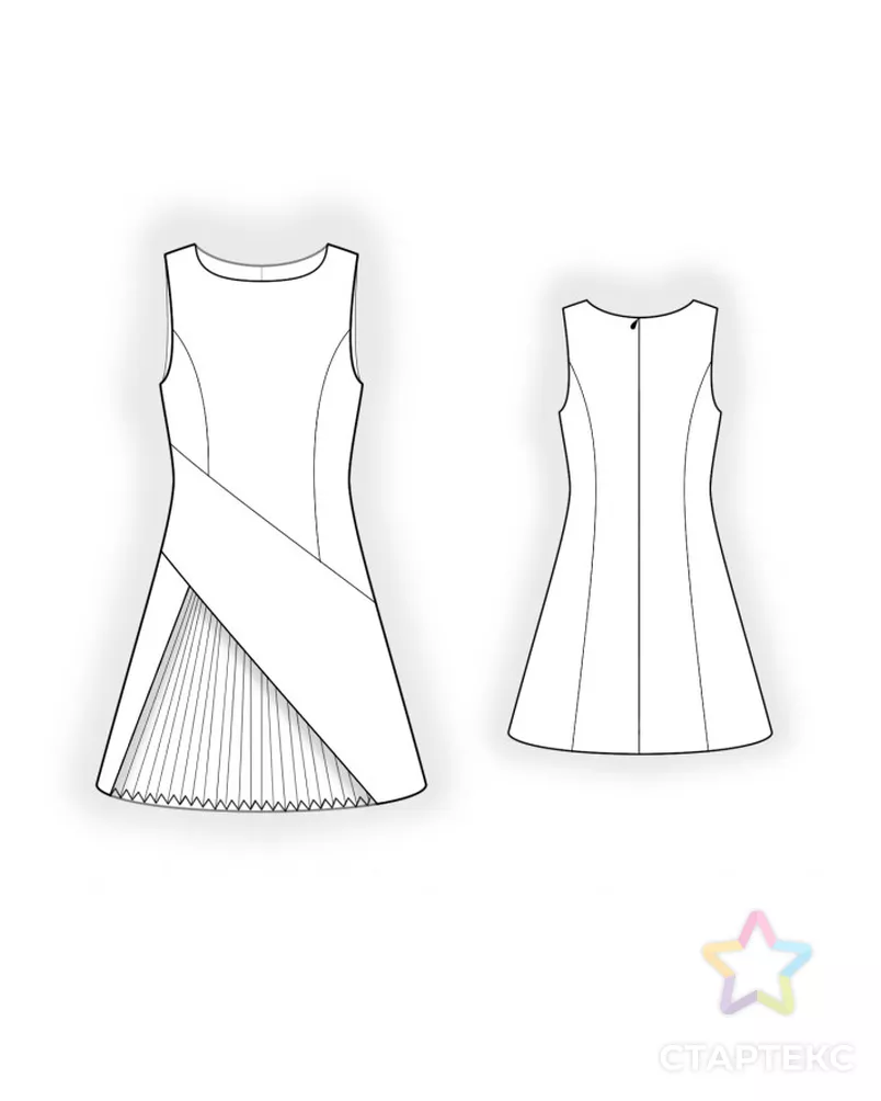 Dress With Asymmetrical Front Sewing dresses, Dress clothes for women, Fashion s