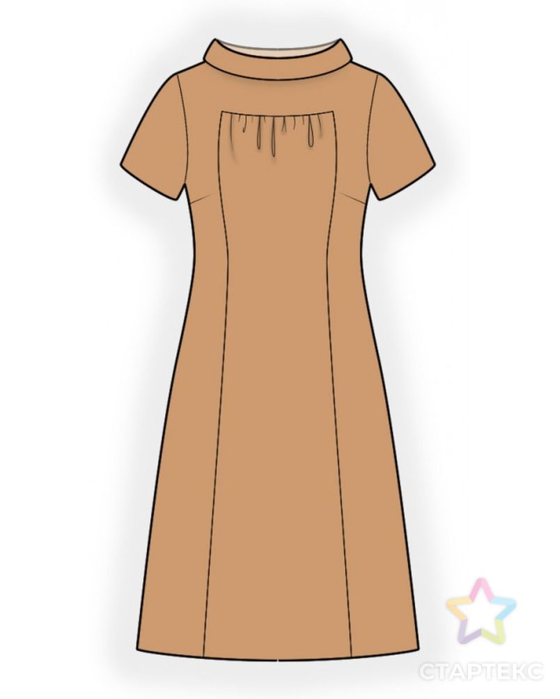 Выкройка: платье с центральной вставкой арт. ВКК-4478-1-ЛК0002603 1
