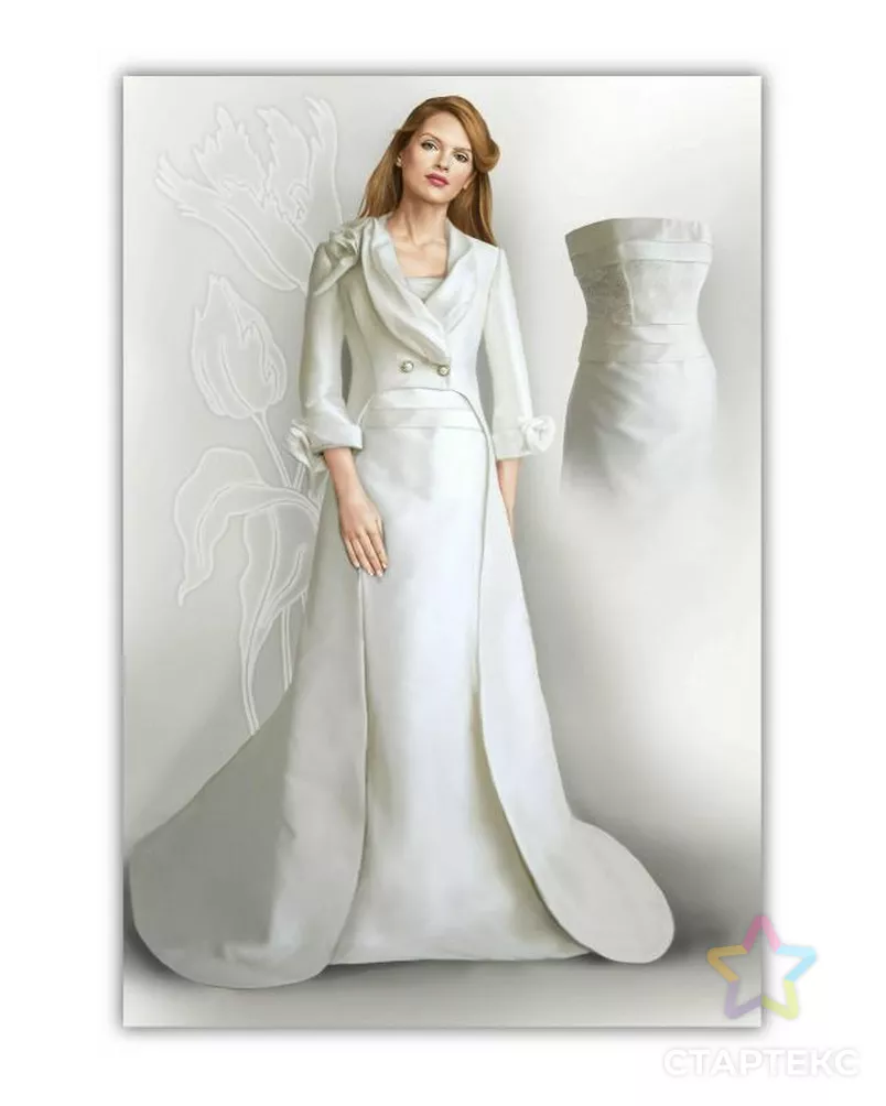 Выкройка: корсет с бейками арт. ВКК-1618-7-ЛК0002013 - рис. 1