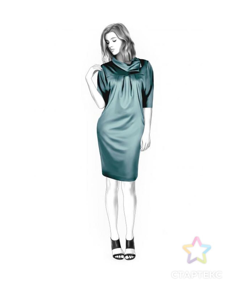 Заказать Выкройка: трикотажное платье арт. ВКК-2050-1-ЛК0004393 в Новосибирске