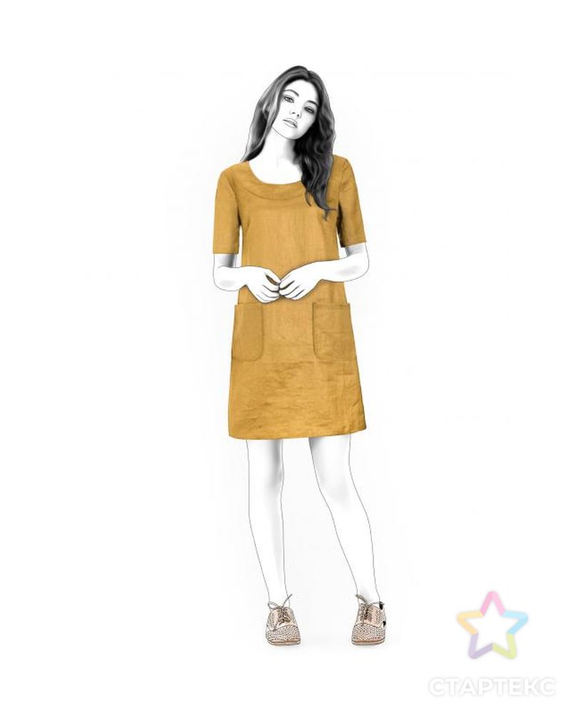 Заказать Выкройка: простое платье арт. ВКК-772-1-ЛК0004517 в Новосибирске
