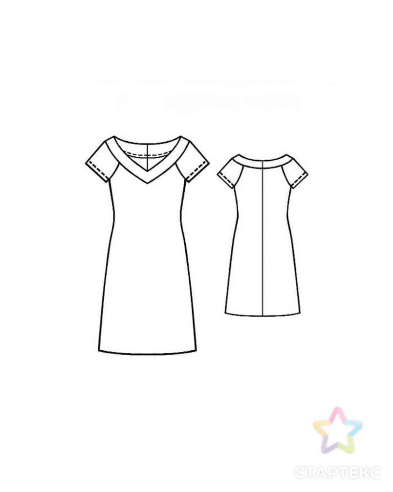 Выкройка: платье арт. ВКК-470-1-ЛК0005144