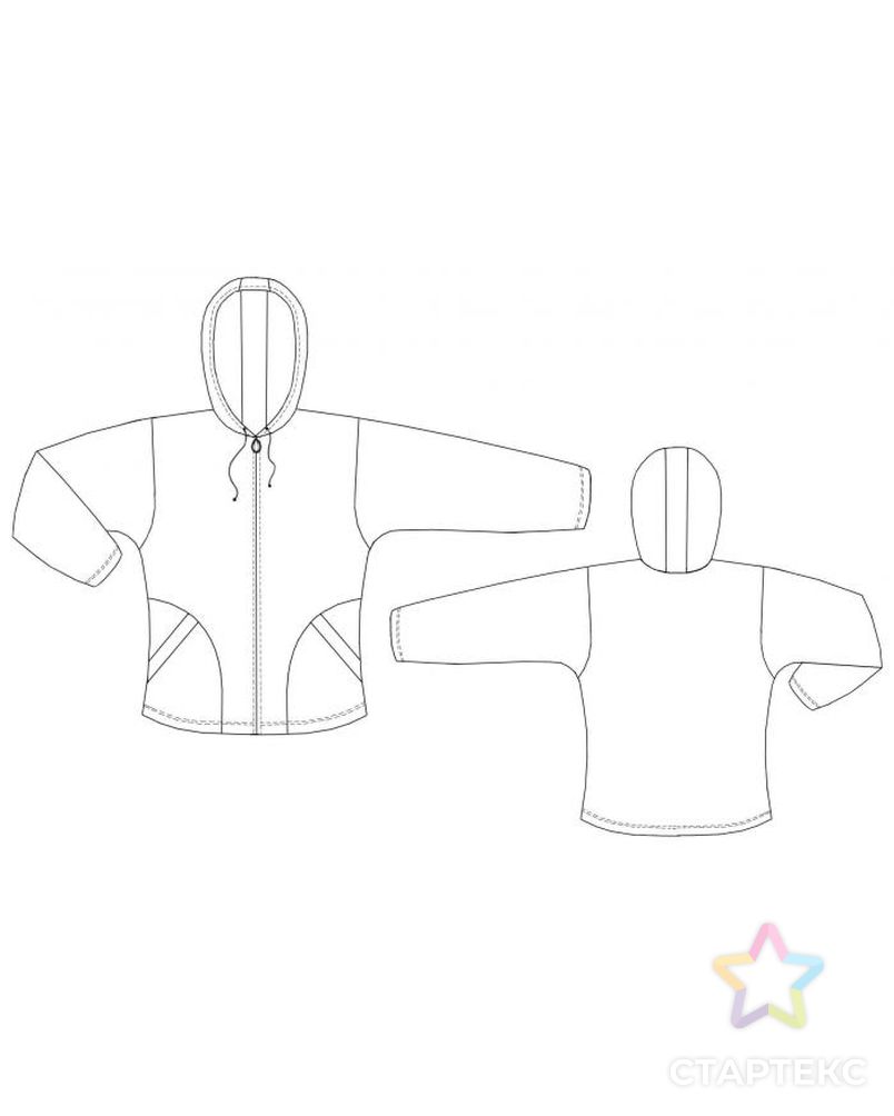 Заказать Выкройка: женская спортивная куртка арт. ВКК-434-1-ЛК0005275 в Новосибирске