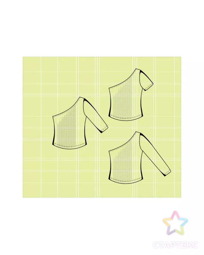 Выкройка: № 1675 арт. ВКК-1675-11-ЛК0005655 - рис. 1