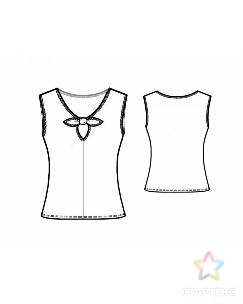 Выкройка: № 5666 арт. ВКК-741-12-ЛК0005666 - рис. 2