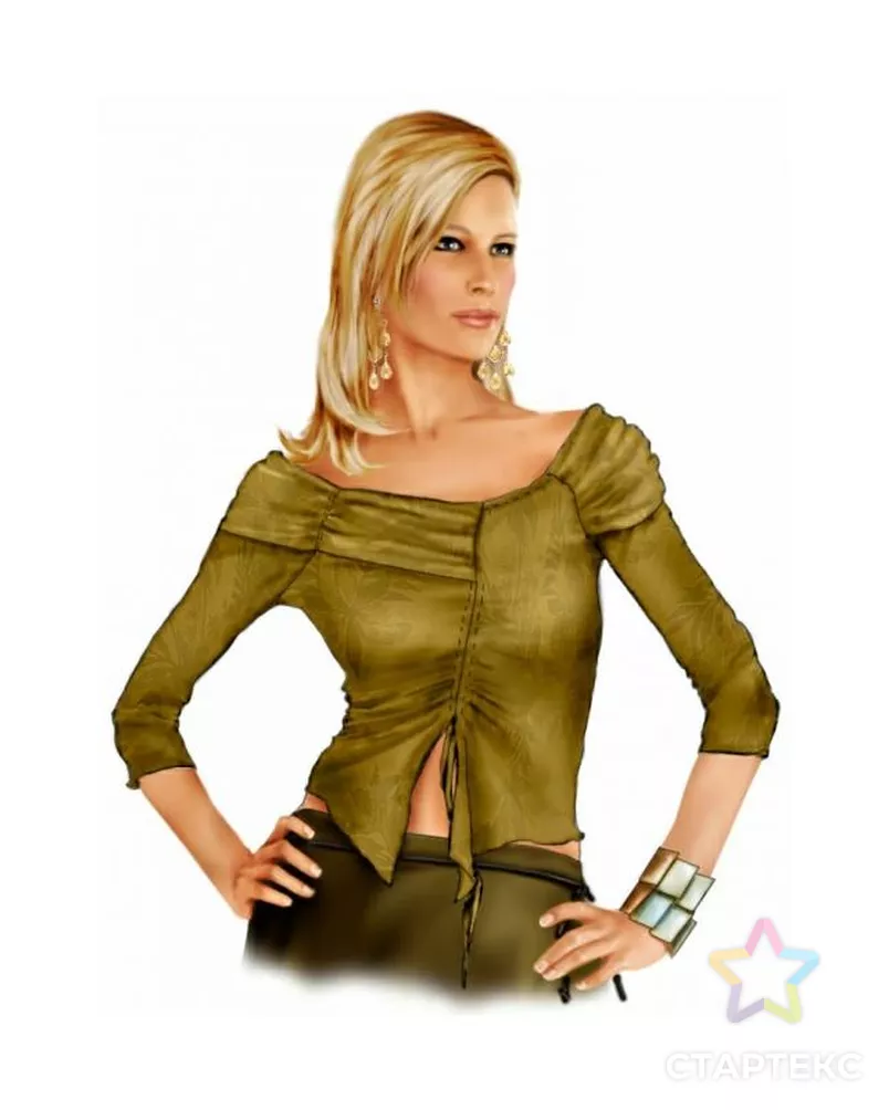 Выкройка: № 1649 арт. ВКК-1649-12-ЛК0005673 - рис. 1