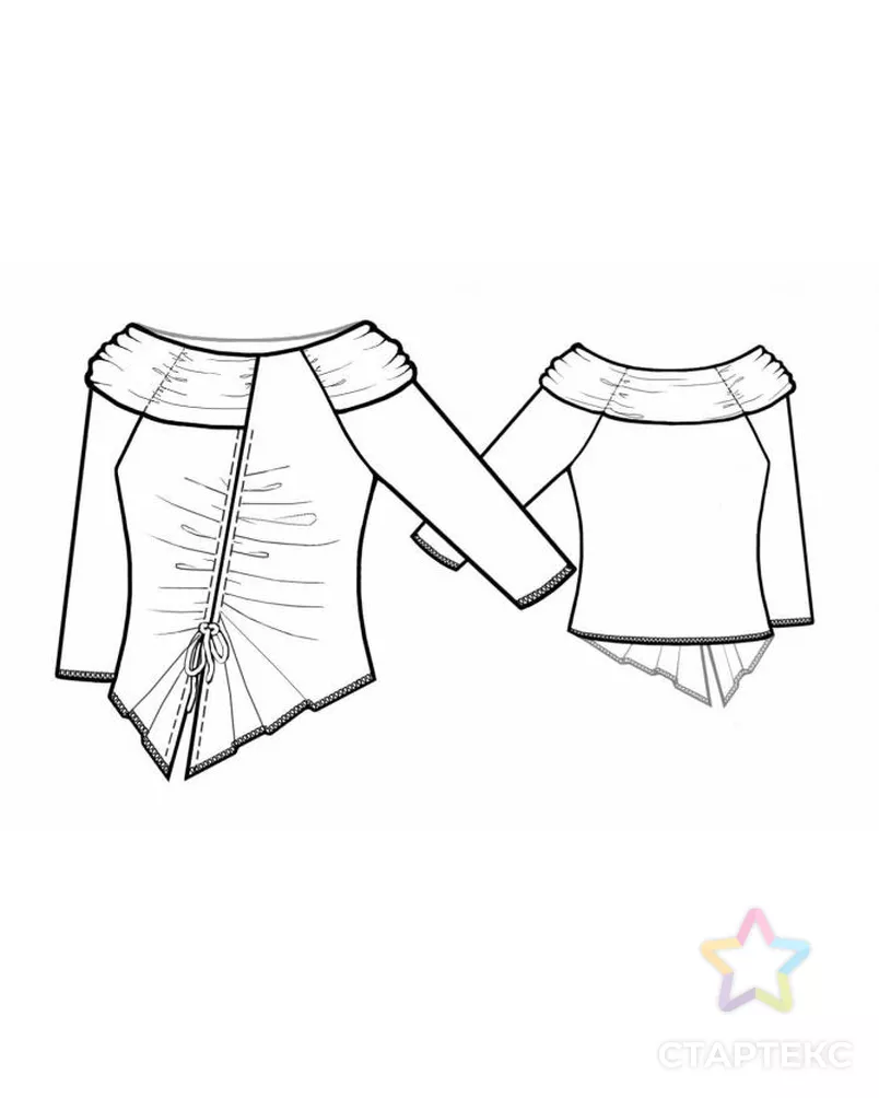 Выкройка: № 1649 арт. ВКК-1649-12-ЛК0005673 - рис. 2