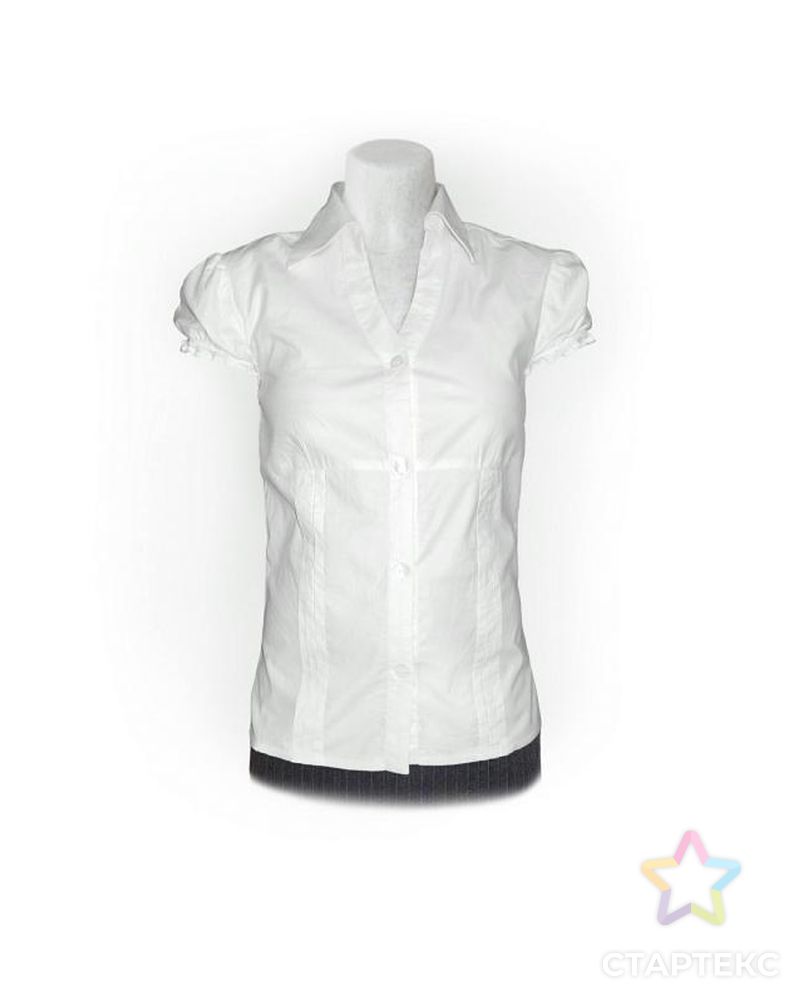 Выкройка: белая блузка арт. ВКК-1196-1-ЛК0005821