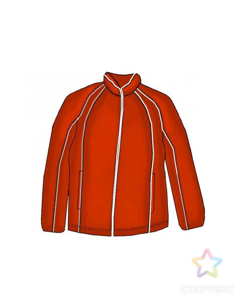 Выкройка: спортивная куртка с рукавом реглан арт. ВКК-918-11-ЛК0006098 1
