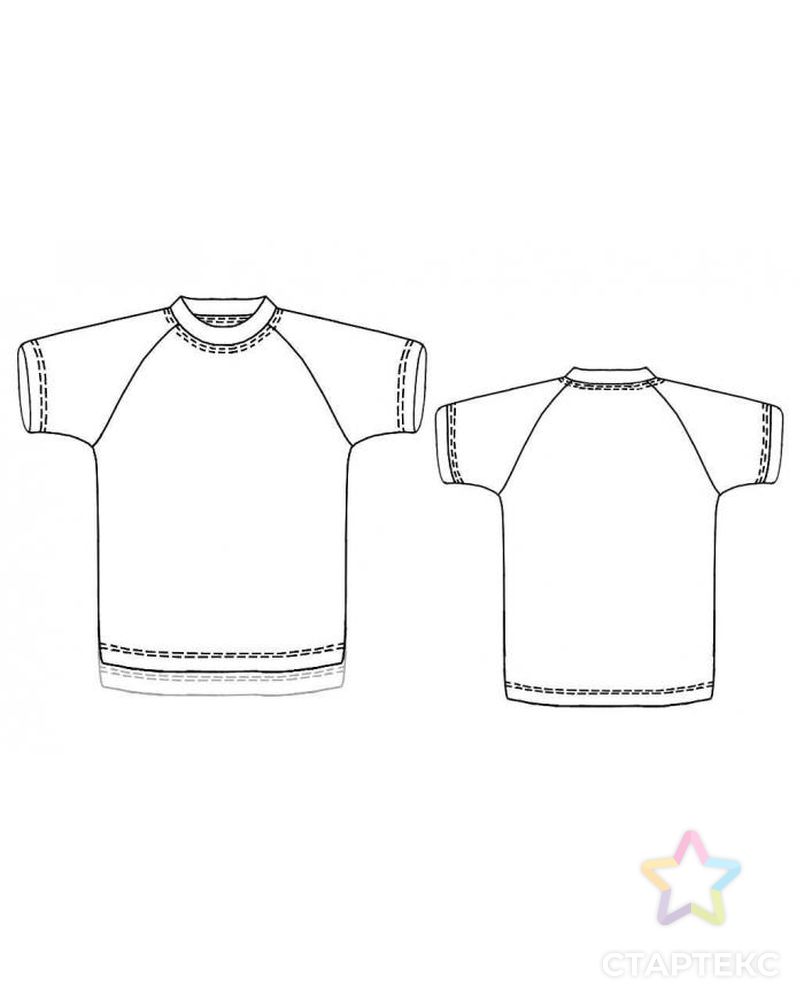 Заказать Выкройка: футболка с рукавом реглан арт. ВКК-1605-1-ЛК0007163 в Новосибирске