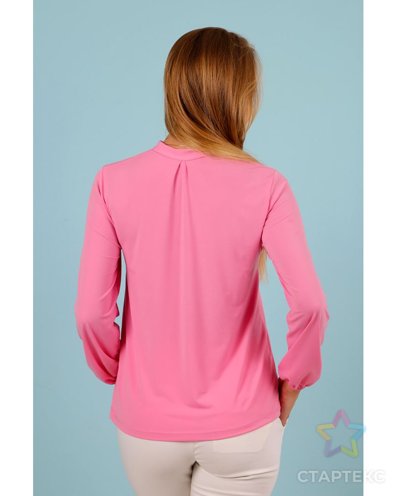 Блузка с бантом Ф 132 (Нежно-розовая) арт. ОПМД-233-7-ОПМД0064656